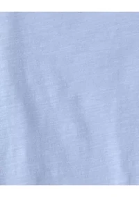 Baby Boys Striped Overalls and Solid T-Shirt