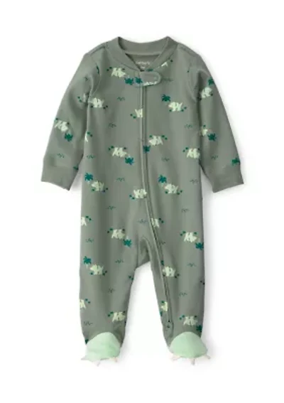 Baby Boys Dinosaur Footsie Pajamas