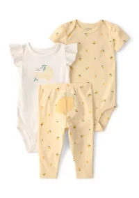 Baby Girls Lemon 3 Piece Set