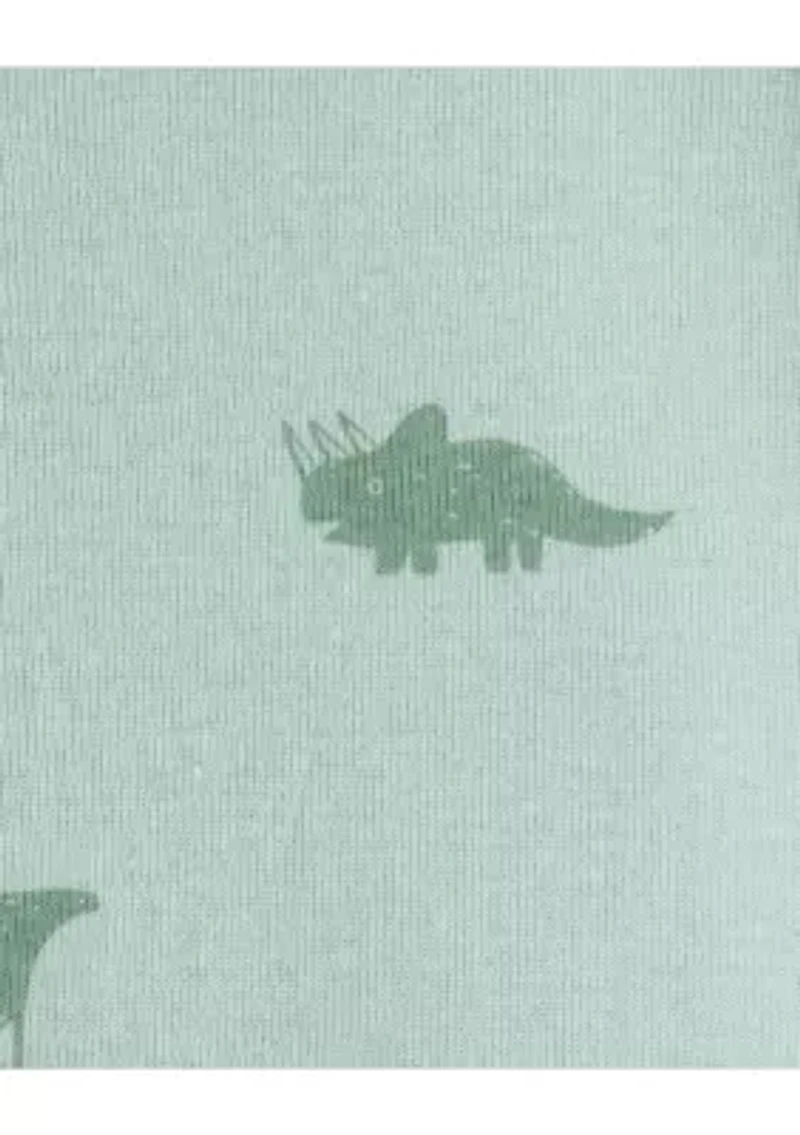 Baby Boys Dinosaur Print Footie Pajamas