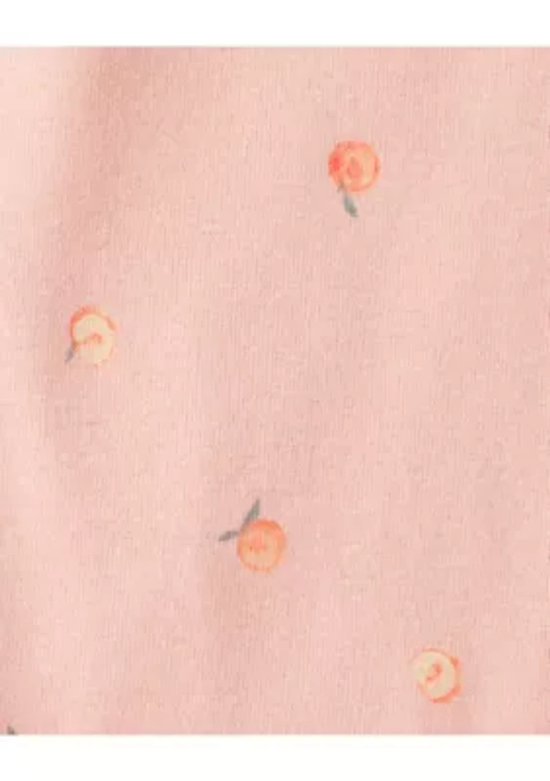 Baby Girls Short Sleeve Bodysuits - 5 Pack