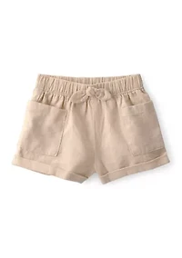 Baby Girls Beach Print Tank Top and Shorts Set