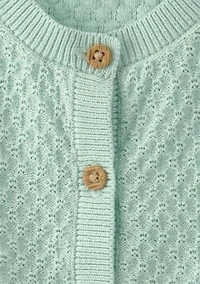 Baby Girls Button-Up Top and Shorts Set