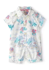 Baby Boys Tropical Print Romper