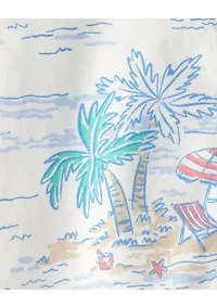 Baby Boys Tropical Print Romper