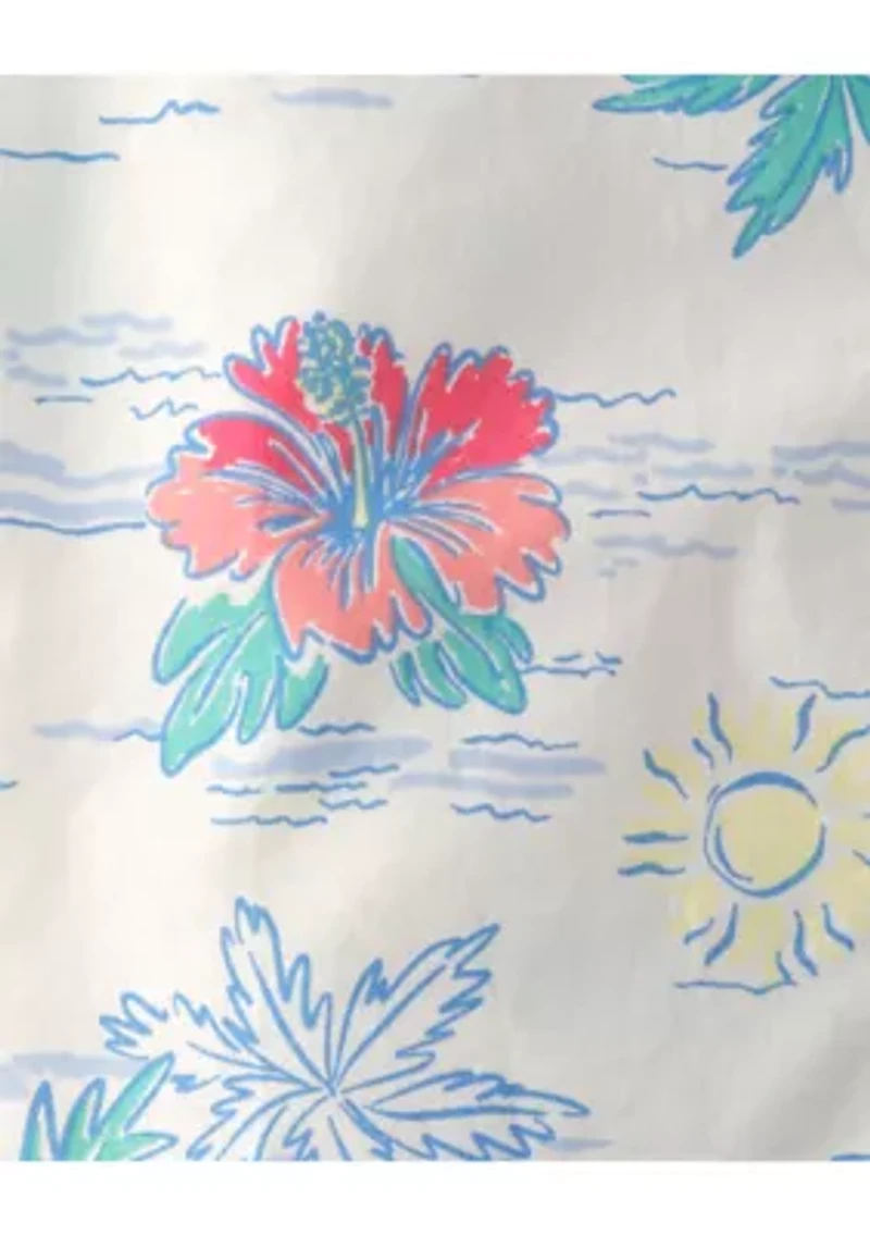 Baby Boys 2 Piece Shirt and Shorts Set