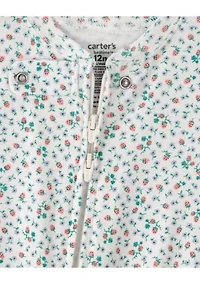 Baby Girls Strawberry Footie Pajamas