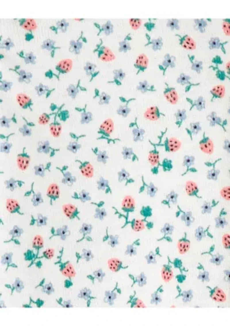 Baby Girls Strawberry Footie Pajamas