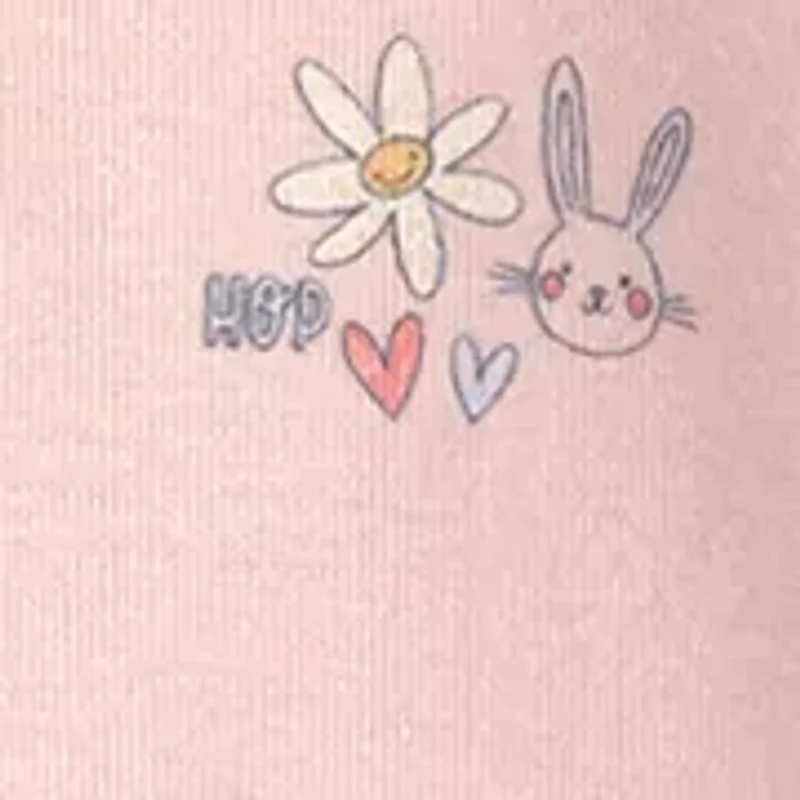 Baby Girls Bunny Footie Pajamas