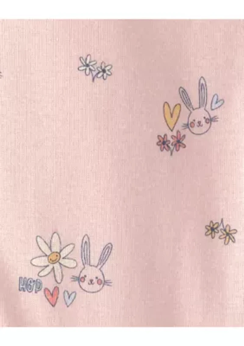 Baby Girls Bunny Footie Pajamas