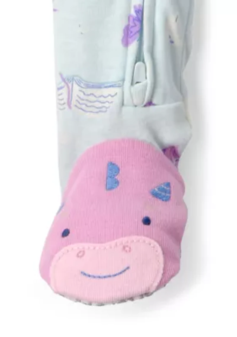 Baby Girls One Piece Pajamas