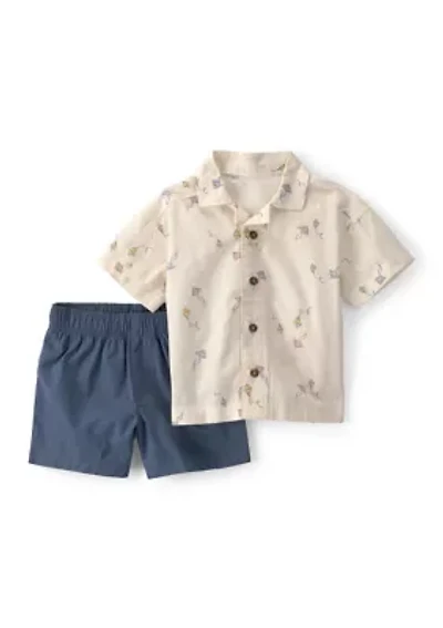 Baby Boys Shirt and Shorts Set