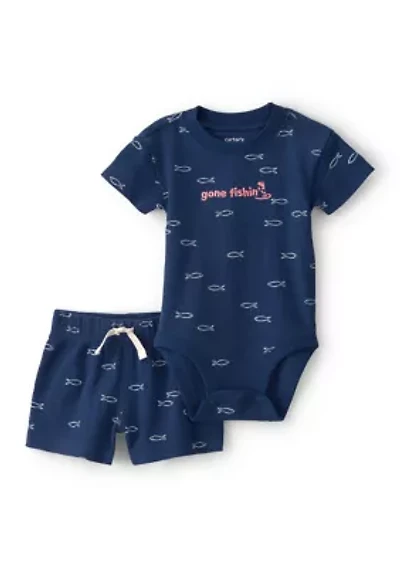 Baby Boys Shirt and Shorts Set