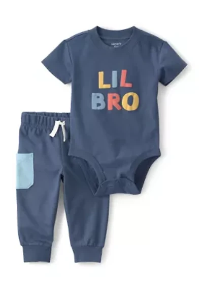 Baby Boys Lil Bro Set