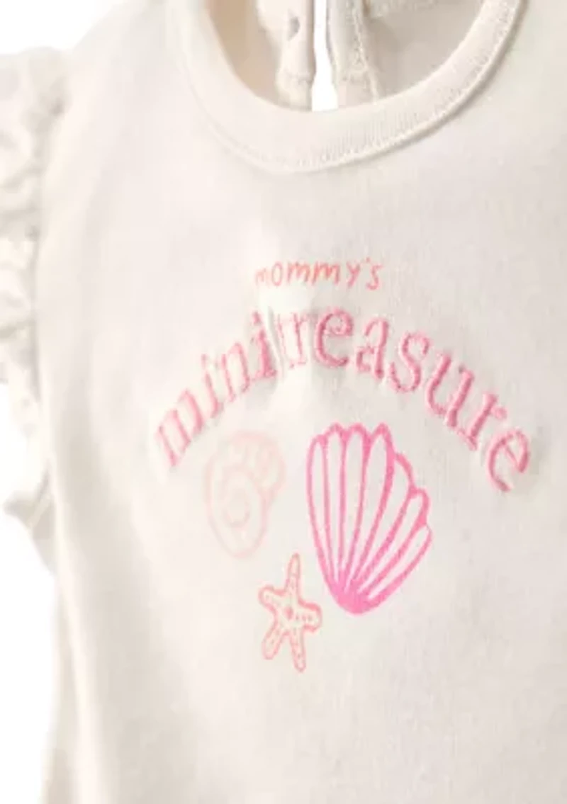 Baby Girls Romper and Pants Set