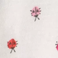 Baby Girls Ladybug Print Romper