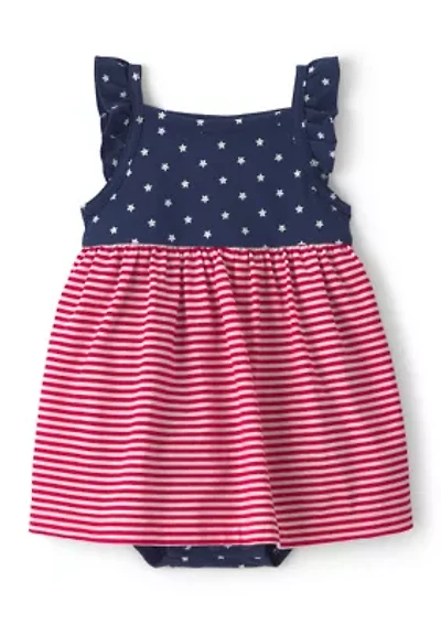 Baby Girls Stars and Stripes Dress