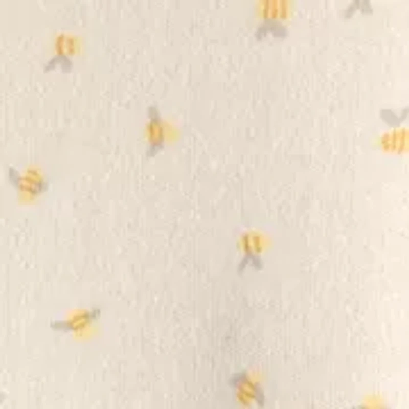 Baby Girls Bee Print Onesie