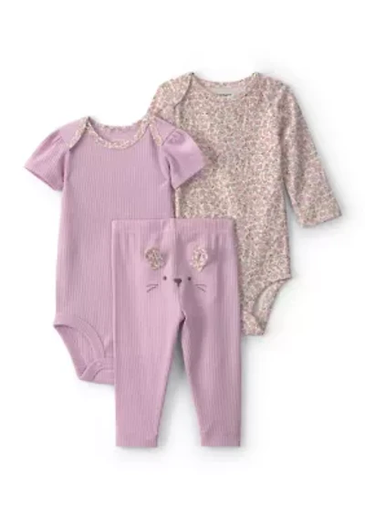 Baby Girls Bodysuit and Leggings Set