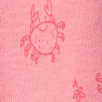 Baby Girls Crab Print Romper