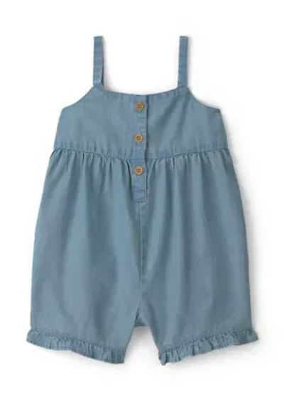 Baby Girls Button Front Romper