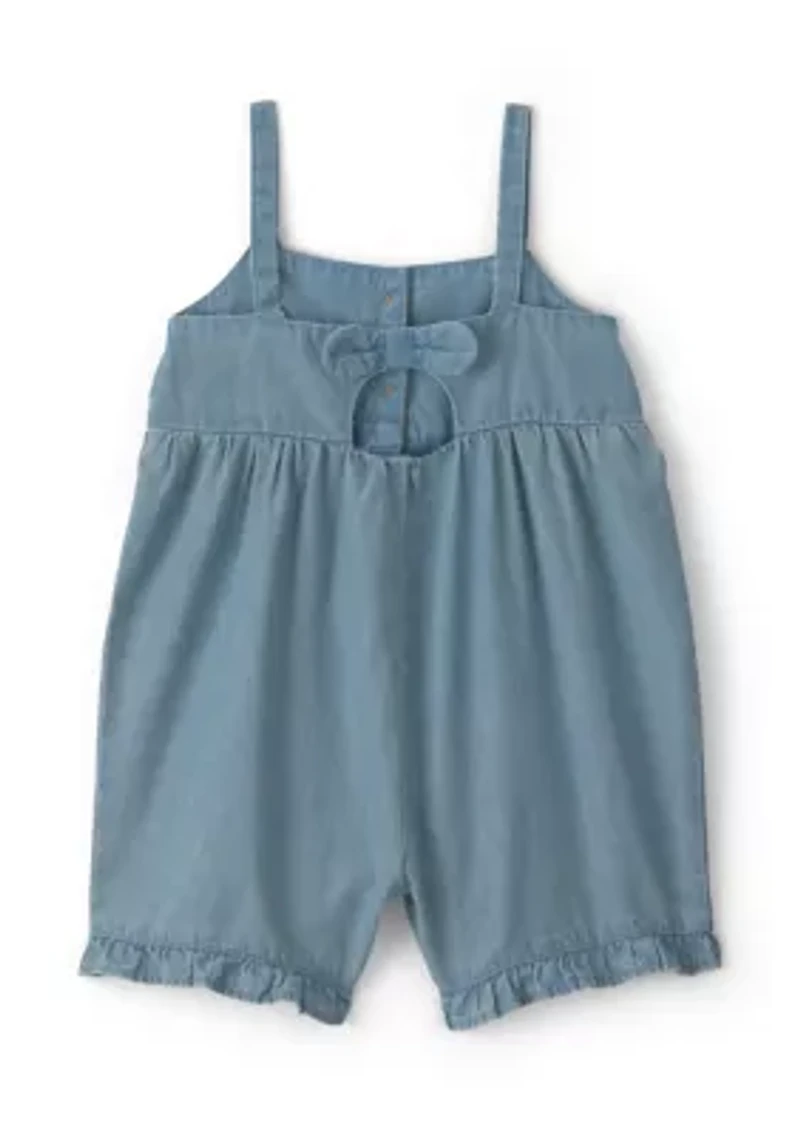Baby Girls Button Front Romper