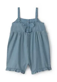 Baby Girls Button Front Romper