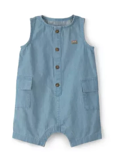 Baby Boys Chambray Romper