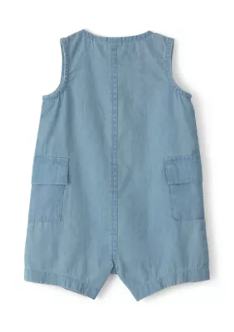 Baby Boys Chambray Romper