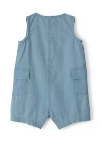Baby Boys Chambray Romper