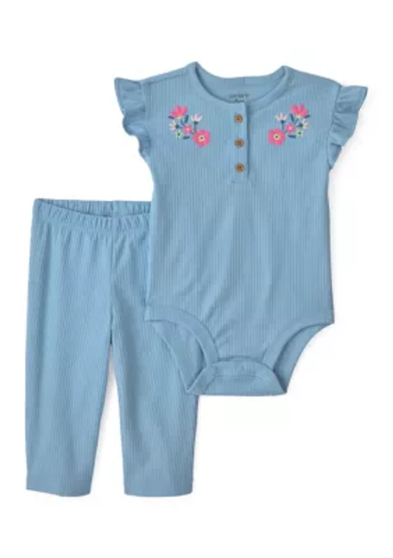 Baby Girls Floral Set