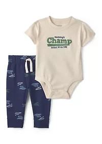 Baby Boys Mommy's Champ Set