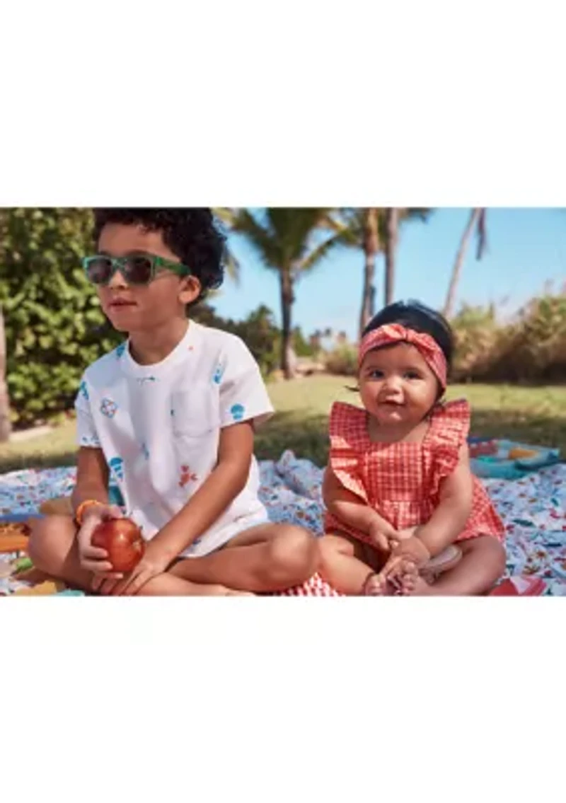 Baby Girls 3 Piece Shorts Tank Headband Set
