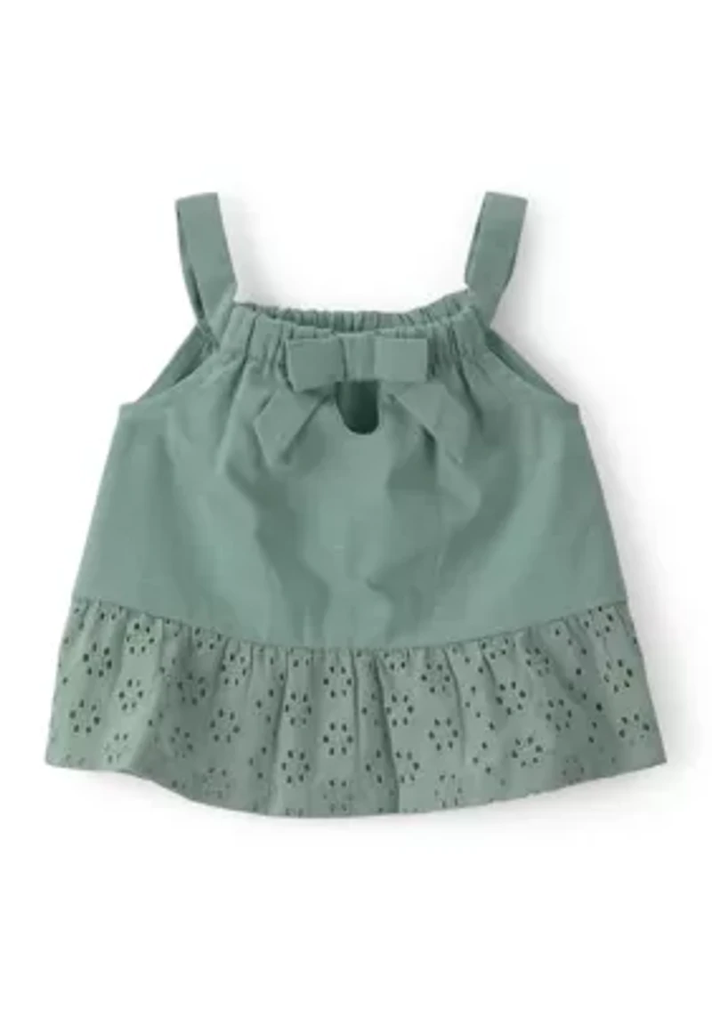 Baby Girls Ruffle Top and Shorts Set