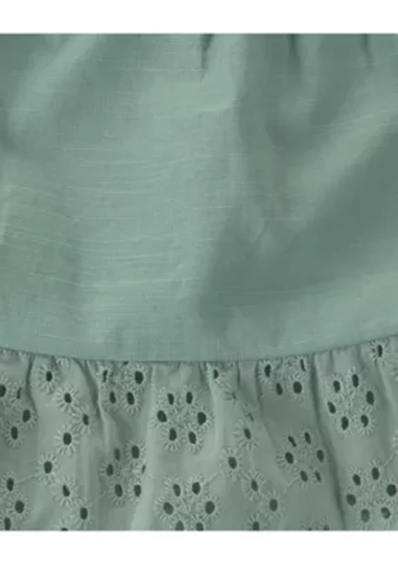 Baby Girls Ruffle Top and Shorts Set