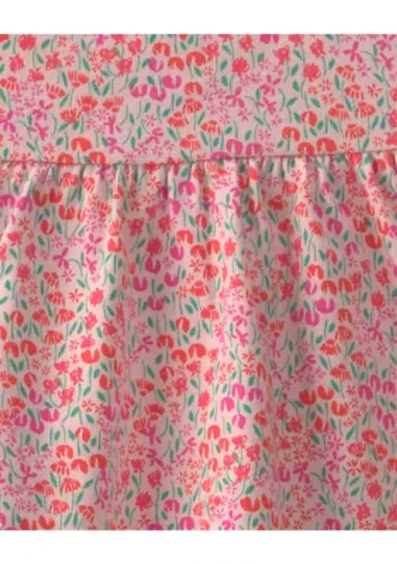 Baby Girls Floral Shirt and Shorts Set