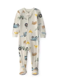 Baby Boys Print One-Piece Pajama