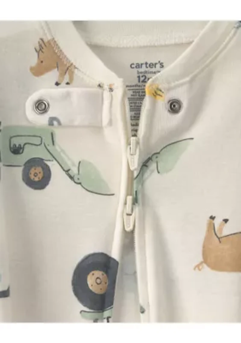 Baby Boys Print One-Piece Pajama