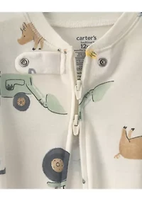 Baby Boys Print One-Piece Pajama