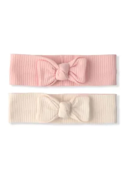Baby Girls Bow Headband Set