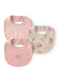 Baby Girls Bib Set