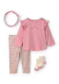 Baby Girls 4 Piece Set