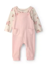 Baby Girls Overall Set