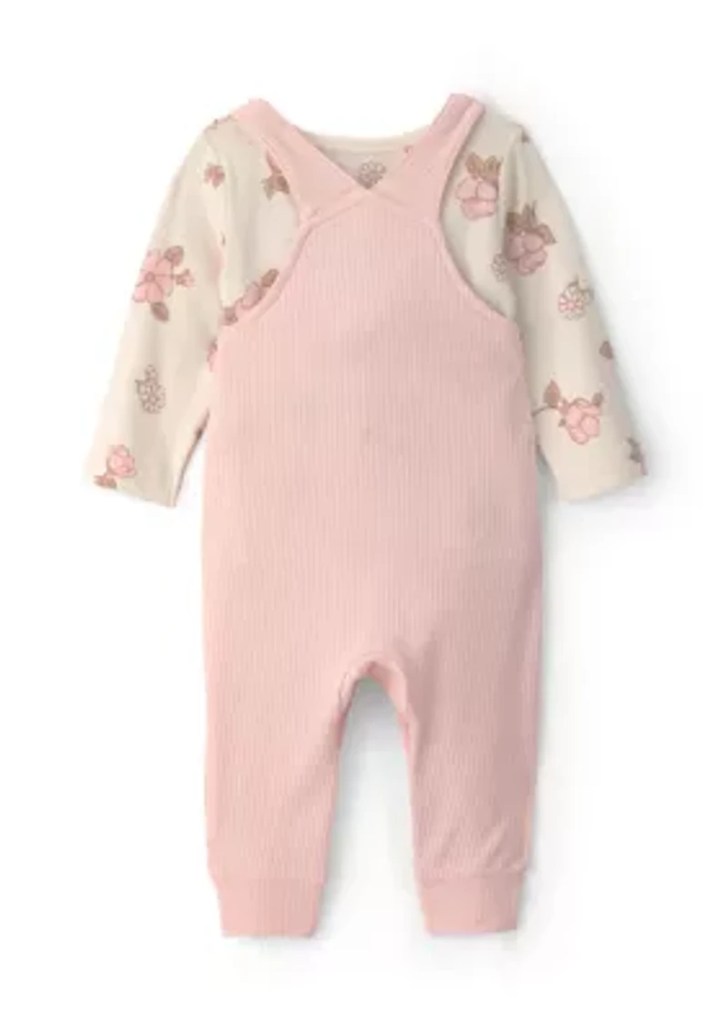 Baby Girls Overall Set