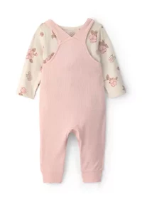 Baby Girls Overall Set