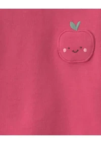 Baby Girls Apple Print Shirt and Leggings Set