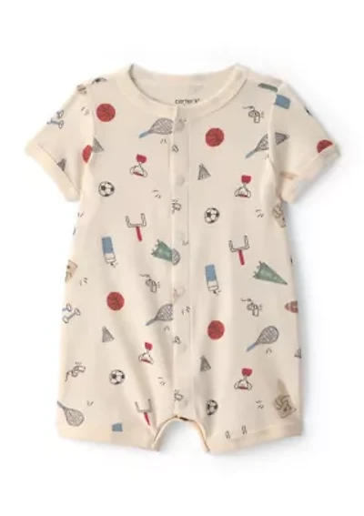 Baby Boys Sports Print Onesie