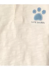 Baby Boys Shirt and Leggings Set with Bib