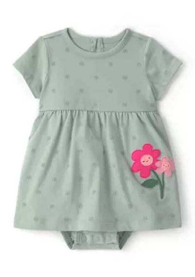 Baby Girls Floral Sunsuit Dress