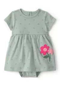 Baby Girls Floral Sunsuit Dress
